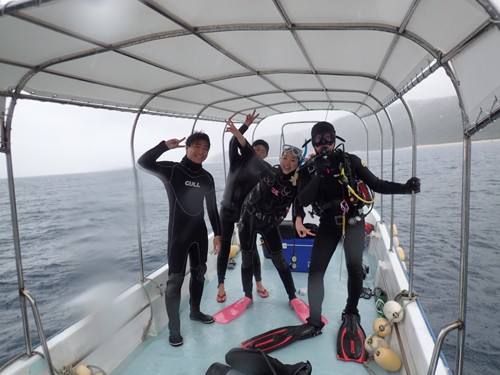 スピーシーズ号でいざ海へ