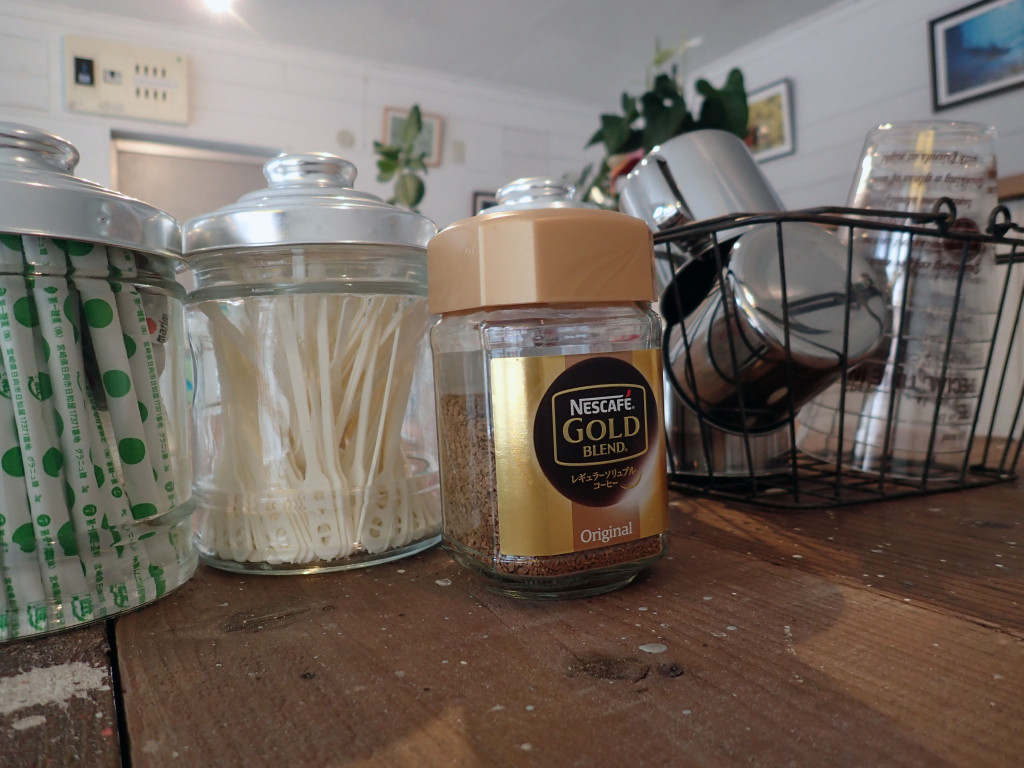 店内のドリンクコーナー