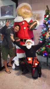 サンタがやってきた