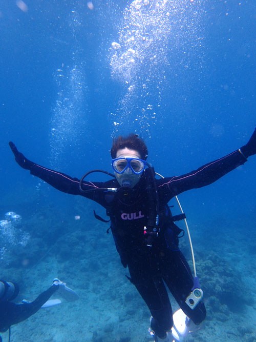 水中飛んでま～す