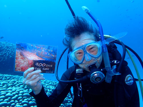 900本の記念ダイブ