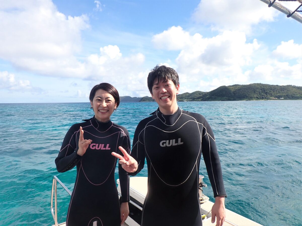 奄美ダイビング　ボートシュノーケル＆ボート体験ダイビング