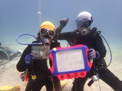 奄美ダイビング　記念ダイブは生物ザクザク♪