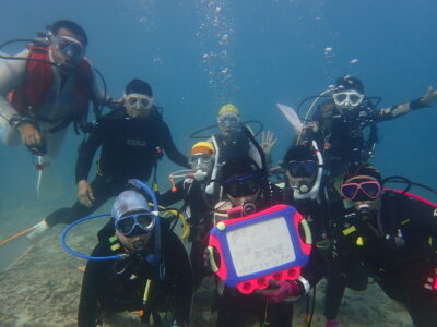 奄美ダイビング　記念ダイブ☆