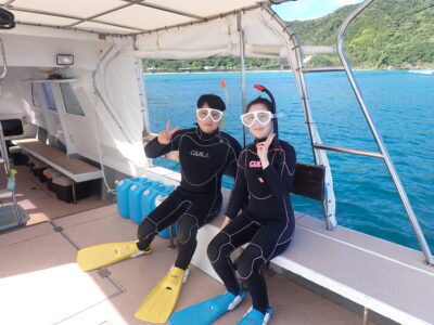 奄美大島体験ダイビング＆ウミガメシュノーケル　